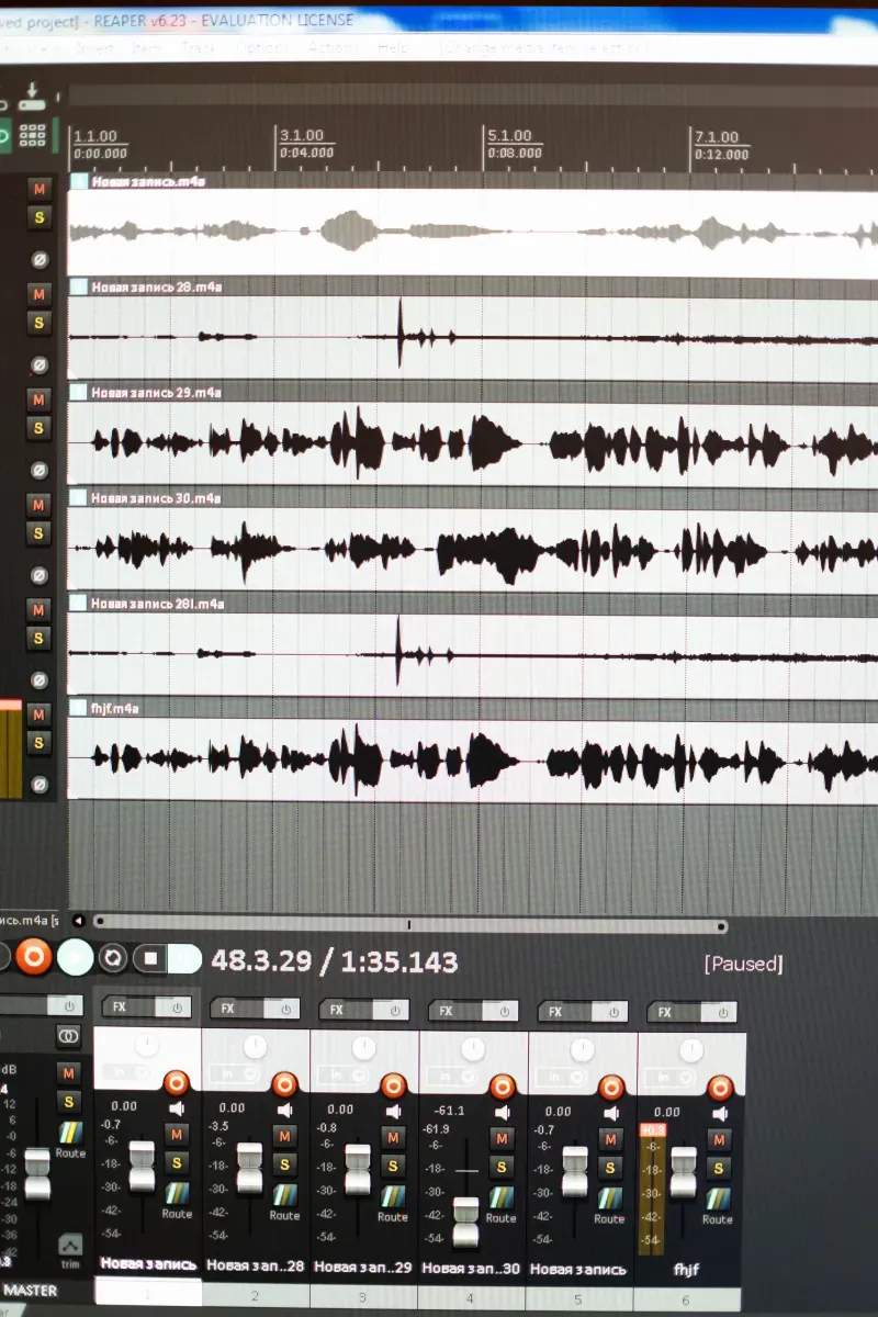 Podcast recording and editing